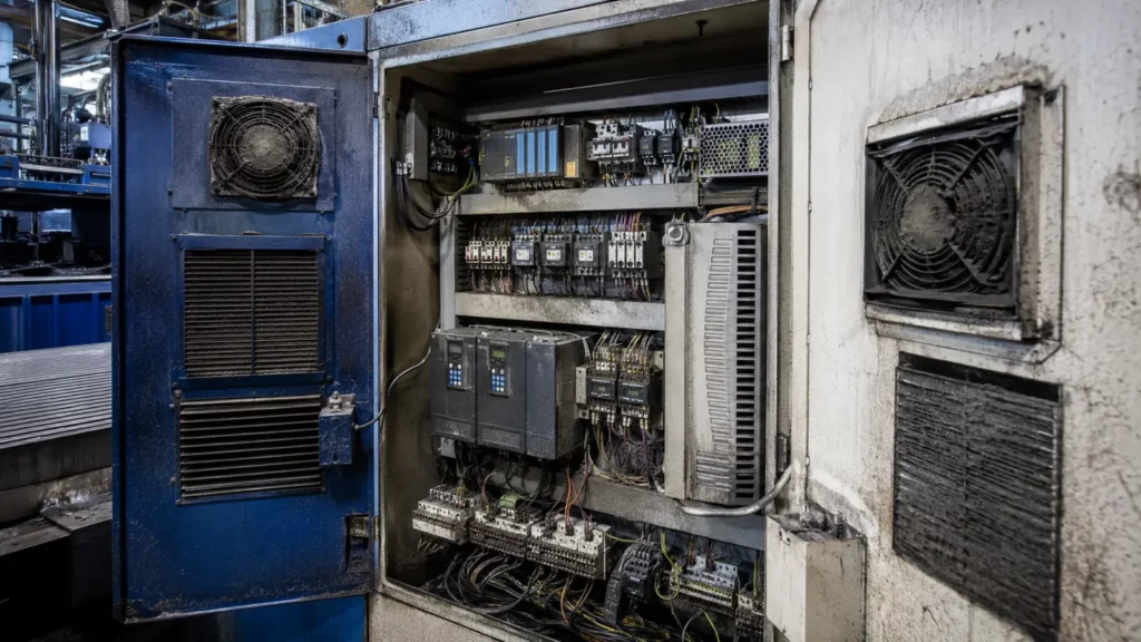 Comment l’encrassement d’une armoire électrique provoque-t-il des pannes ?