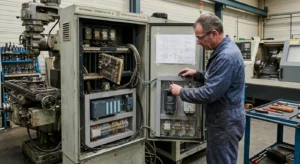 Diagnostic de l'obsolescence électronique des machines-outils dans une armoire CNC ancienne