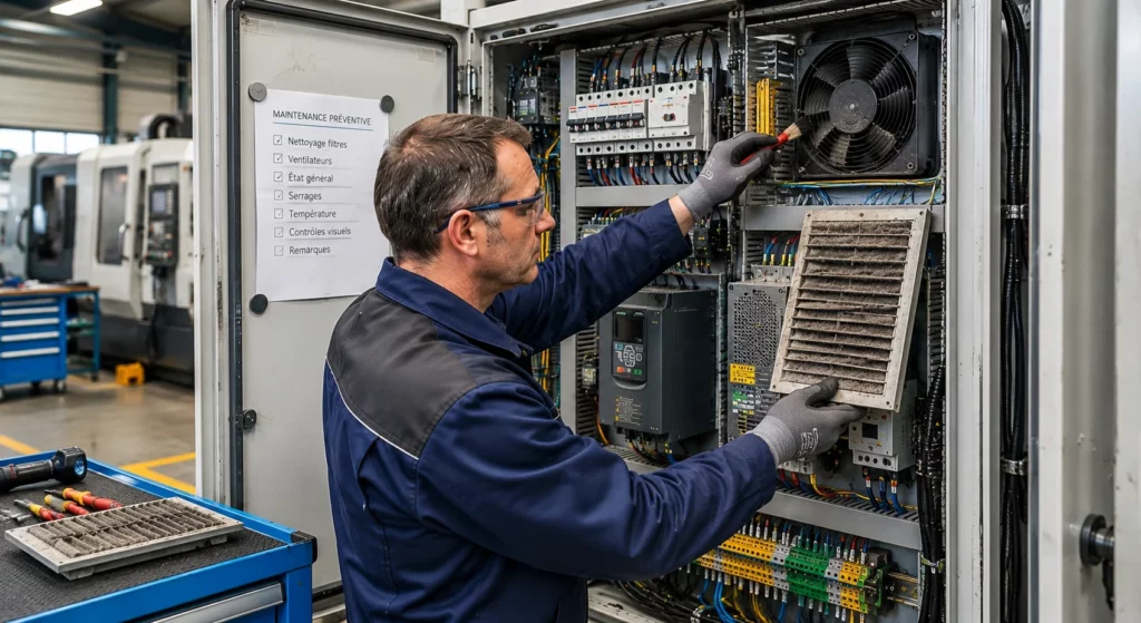 Arrêts aléatoires CNC : connectique, vibrations, température ou alimentation ?