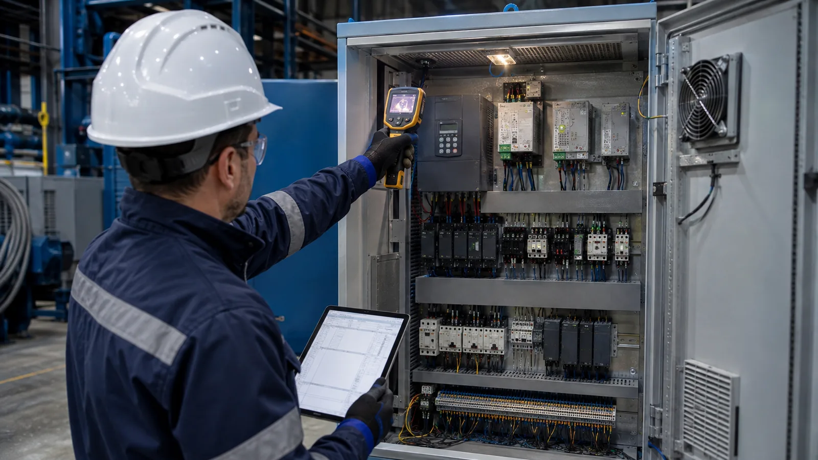 Suivi de la température d’une armoire électrique en maintenance préventive